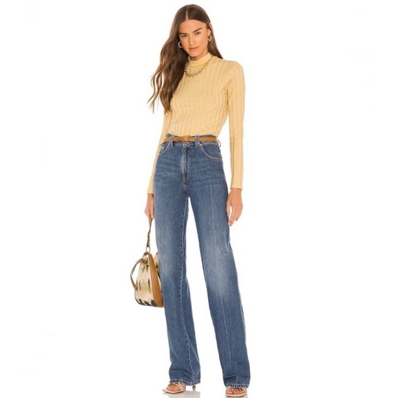 NWT Jonathan Simkhai Honey Janelle Open Back Top reg $145 size XL - Picture 1 of 8
